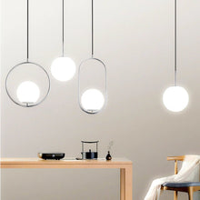 ADORN-Minimalist Nordic Glass Pendant Light-ZENDUCE
