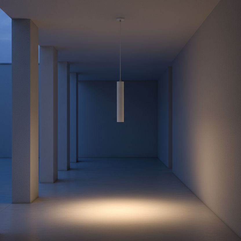 AERIS-Minimalist Cylindrical LED Downlight Pendant-ZENDUCE