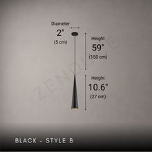 AERIS-Minimalist Cylindrical LED Downlight Pendant-ZENDUCE