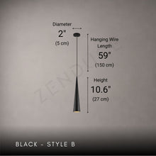 AERIS-Minimalist Cylindrical LED Downlight Pendant-ZENDUCE