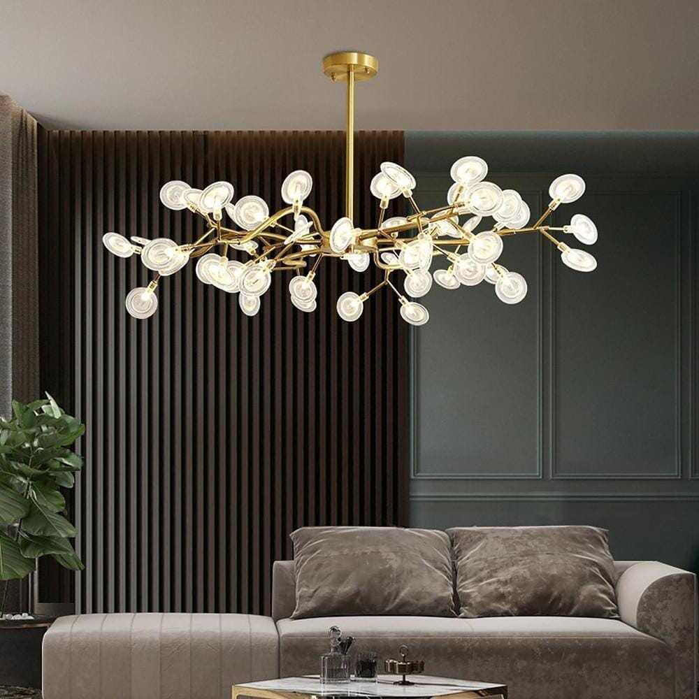 AILAN (OPEN BOX)-LED Firefly Sputnik Chandelier-ZENDUCE