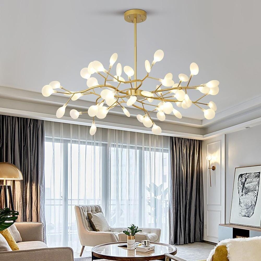 AILAN (OPEN BOX)-LED Firefly Sputnik Chandelier-ZENDUCE
