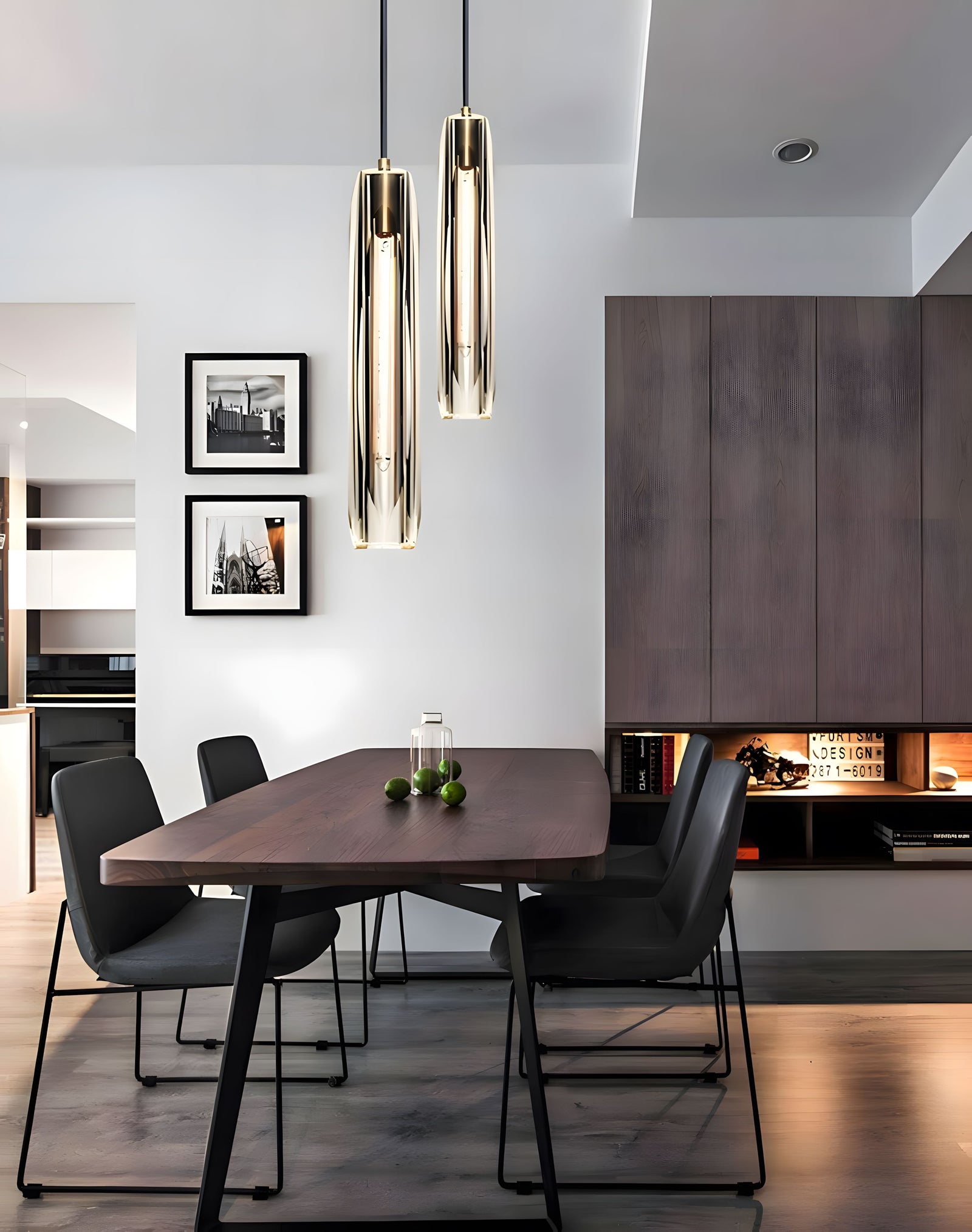ALLEVA (OPEN BOX)-Rod Light Elegant Post-Modern Pendant Light-ZENDUCE
