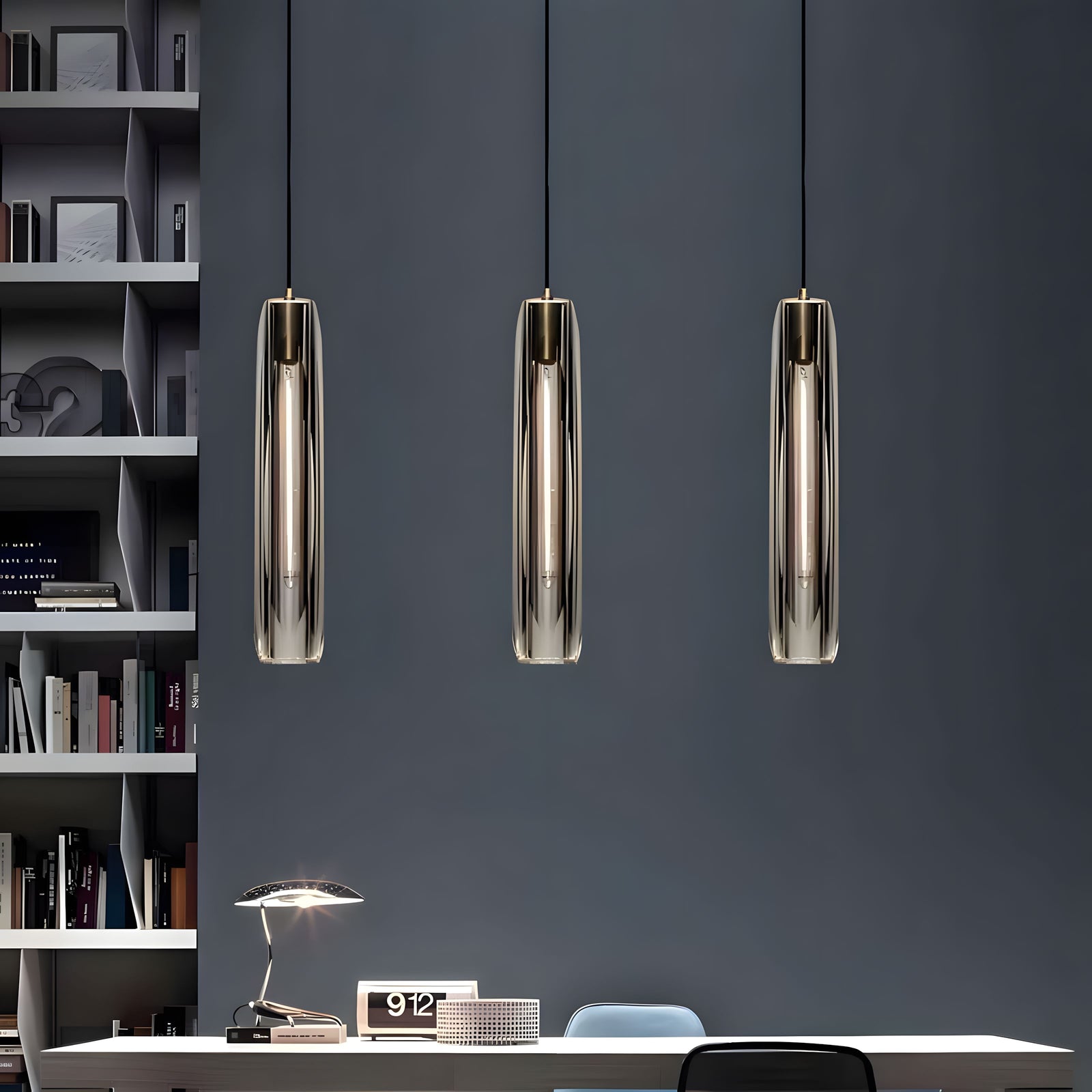 ALLEVA (OPEN BOX)-Rod Light Elegant Post-Modern Pendant Light-ZENDUCE
