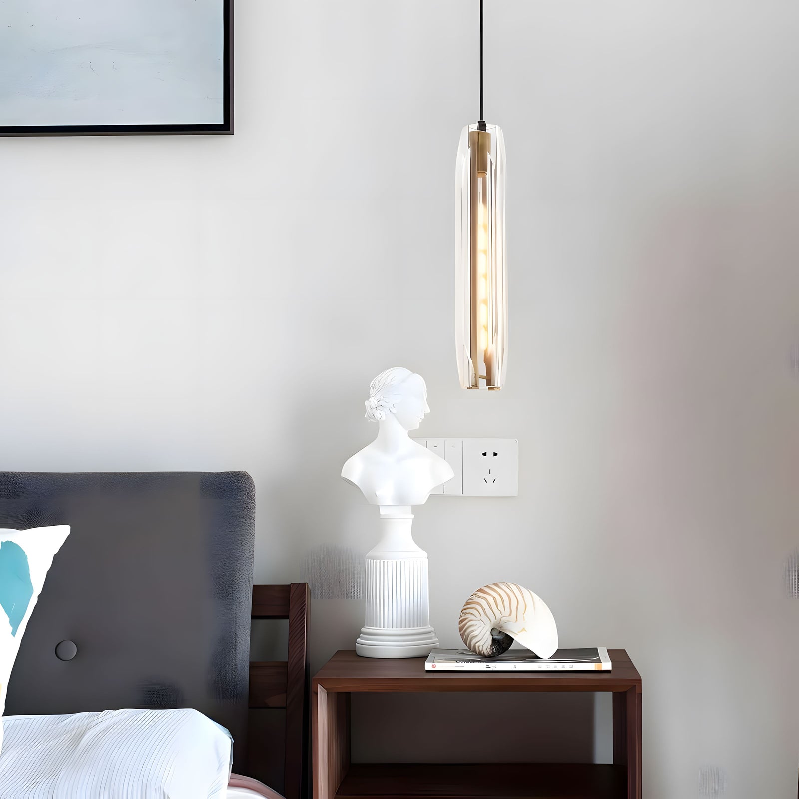 ALLEVA (OPEN BOX)-Rod Light Elegant Post-Modern Pendant Light-ZENDUCE