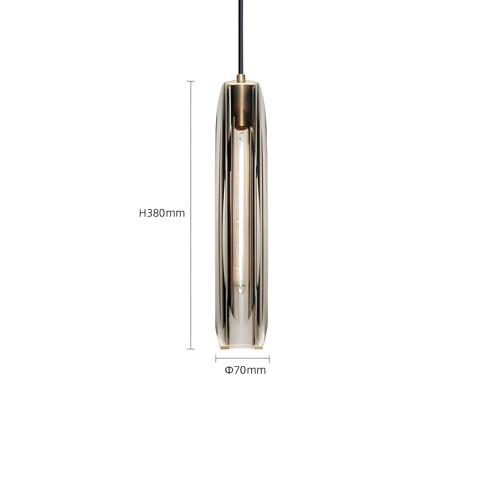 ALLEVA (OPEN BOX)-Rod Light Elegant Post-Modern Pendant Light-ZENDUCE
