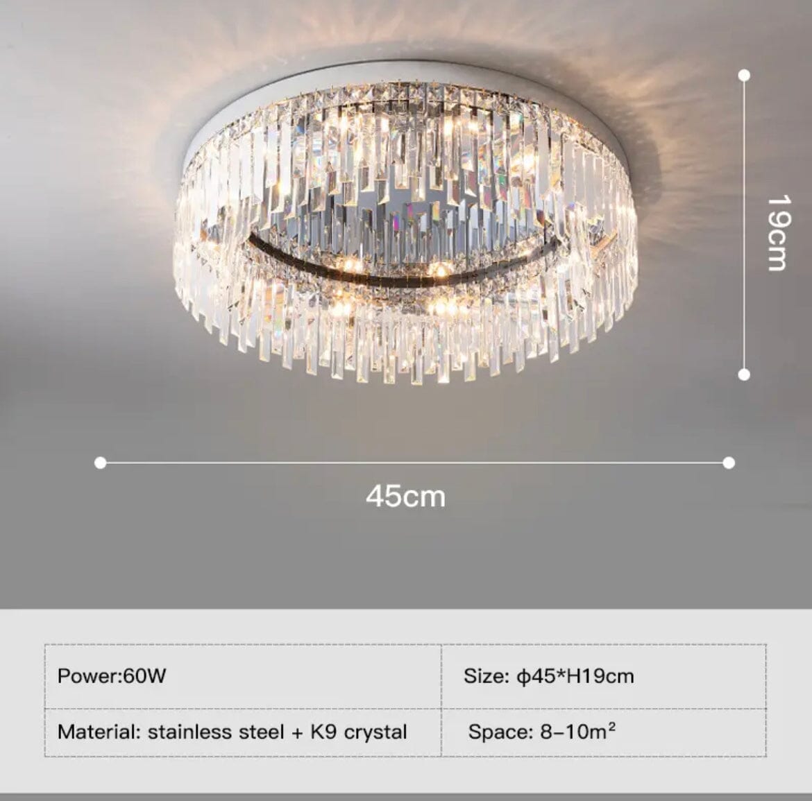 AMELIA - ZENDUCE - 45cm / Silver