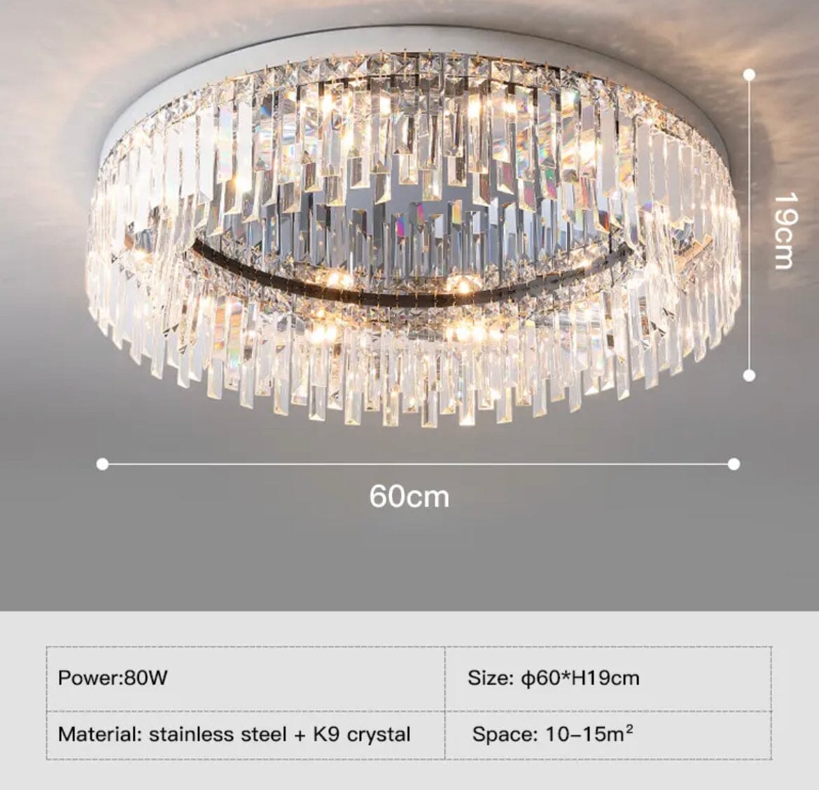 AMELIA - ZENDUCE - 45cm / Silver