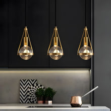 AMYA-Nordic Gold Hanging Pendant-ZENDUCE