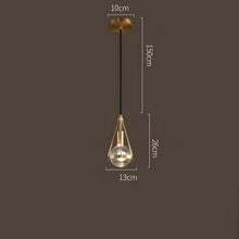 AMYA-Nordic Gold Hanging Pendant-ZENDUCE