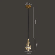AMYA-Nordic Gold Hanging Pendant-ZENDUCE