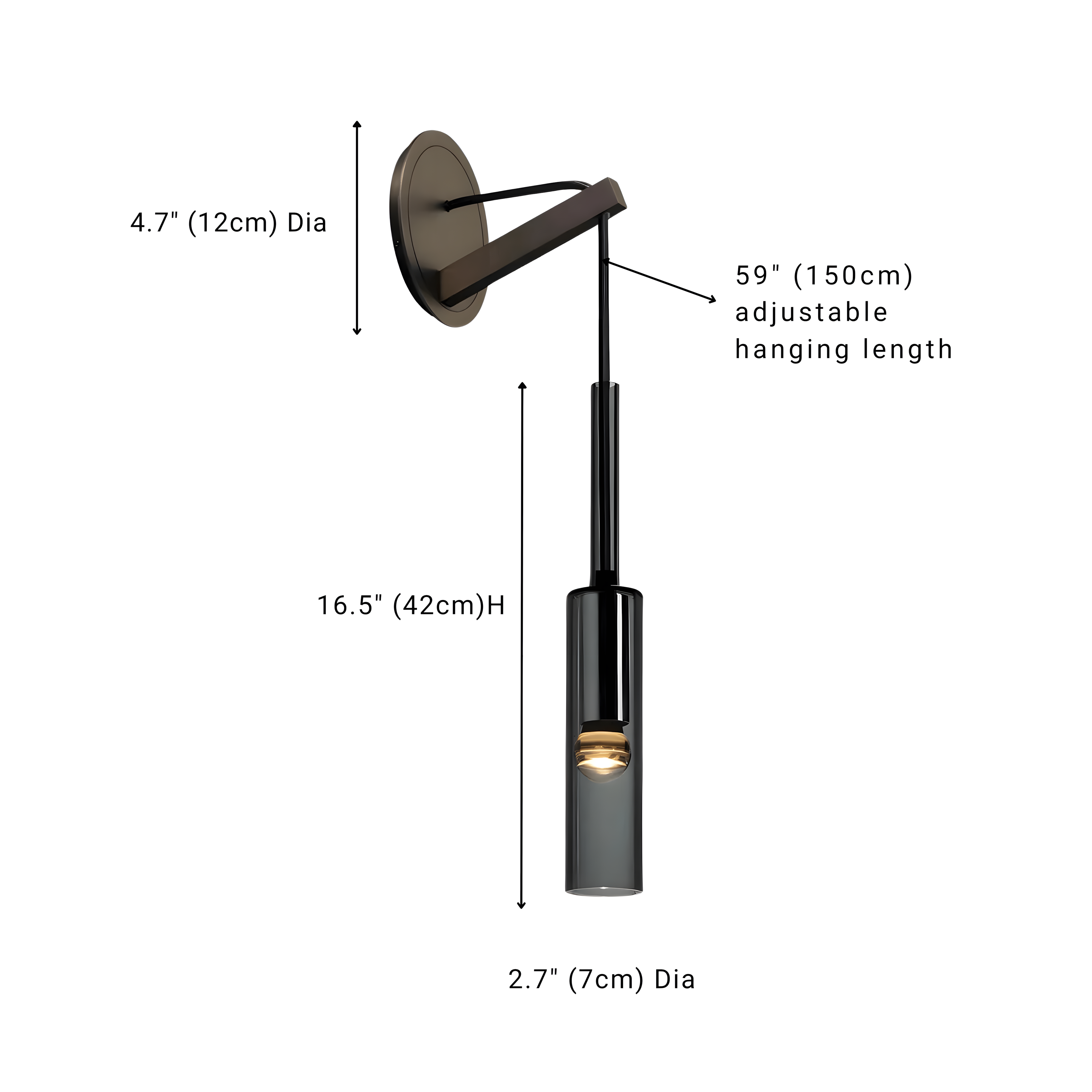 ANDREA (Open Box)-Nordic Copper Luxury Pendant Light -ZENDUCE