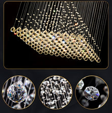 ANYA-Pyramid Crystal Ceiling Light-ZENDUCE