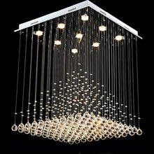ANYA-Pyramid Crystal Ceiling Light-ZENDUCE
