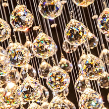 ANYA-Pyramid Crystal Ceiling Light-ZENDUCE