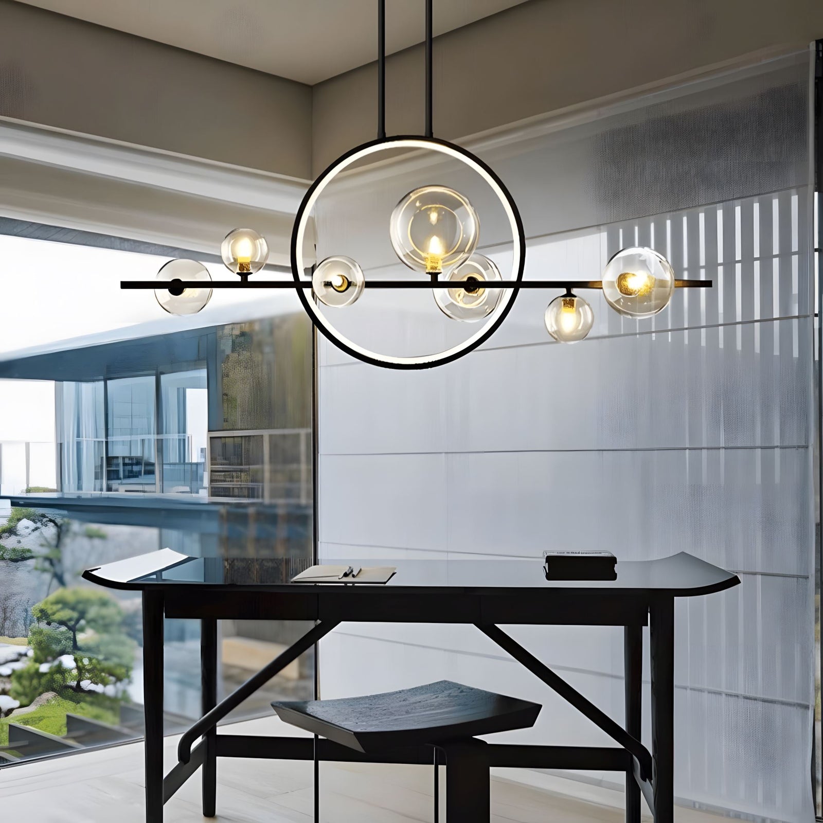 ARCHIPELAGO - ZENDUCE - 39.8" - 7 Heads Black / Cold White / Dimmable