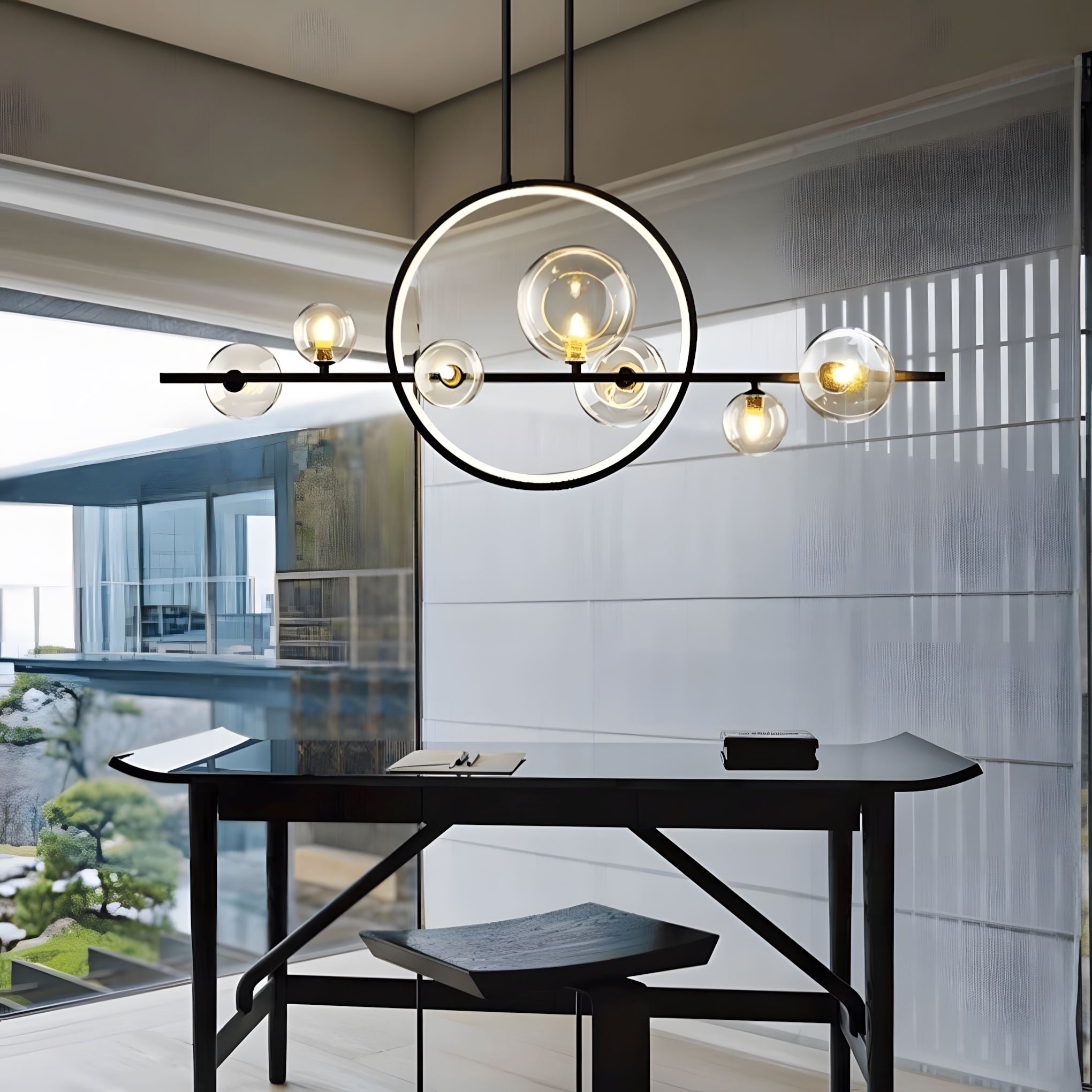 ARCHIPELAGO - ZENDUCE - 39.8" - 7 Heads Black / Cold White / Dimmable