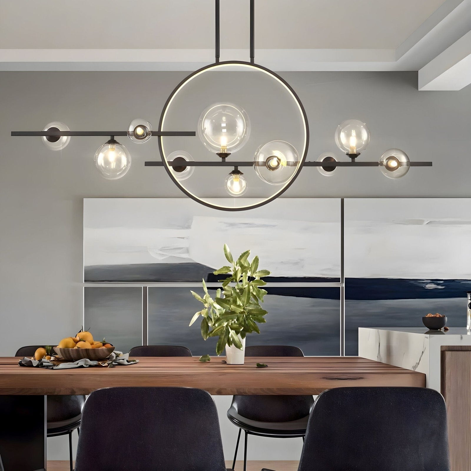 ARCHIPELAGO - ZENDUCE - 39.8" - 7 Heads Black / Cold White / Dimmable