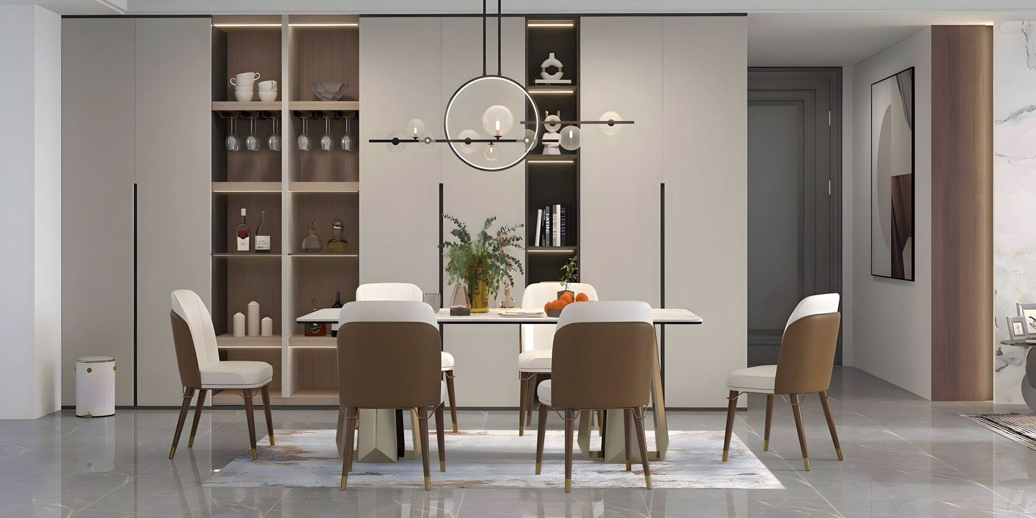 ARCHIPELAGO - ZENDUCE - 39.8" - 7 Heads Black / Cold White / Dimmable