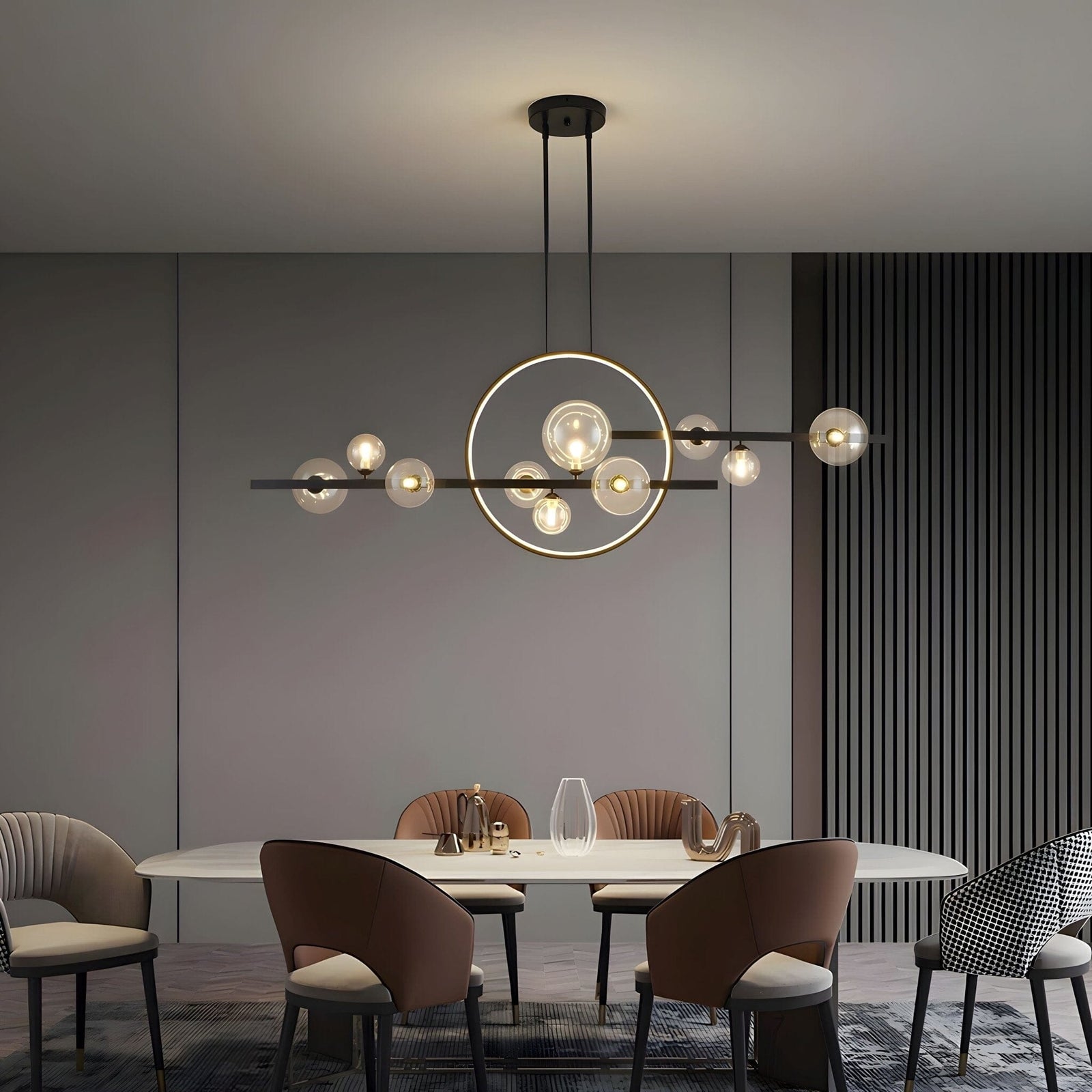 ARCHIPELAGO - ZENDUCE - 39.8" - 7 Heads Black / Cold White / Dimmable