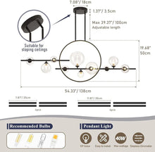 ARCHIPELAGO - ZENDUCE - 39.8" - 7 Heads Black / Cold White / Dimmable