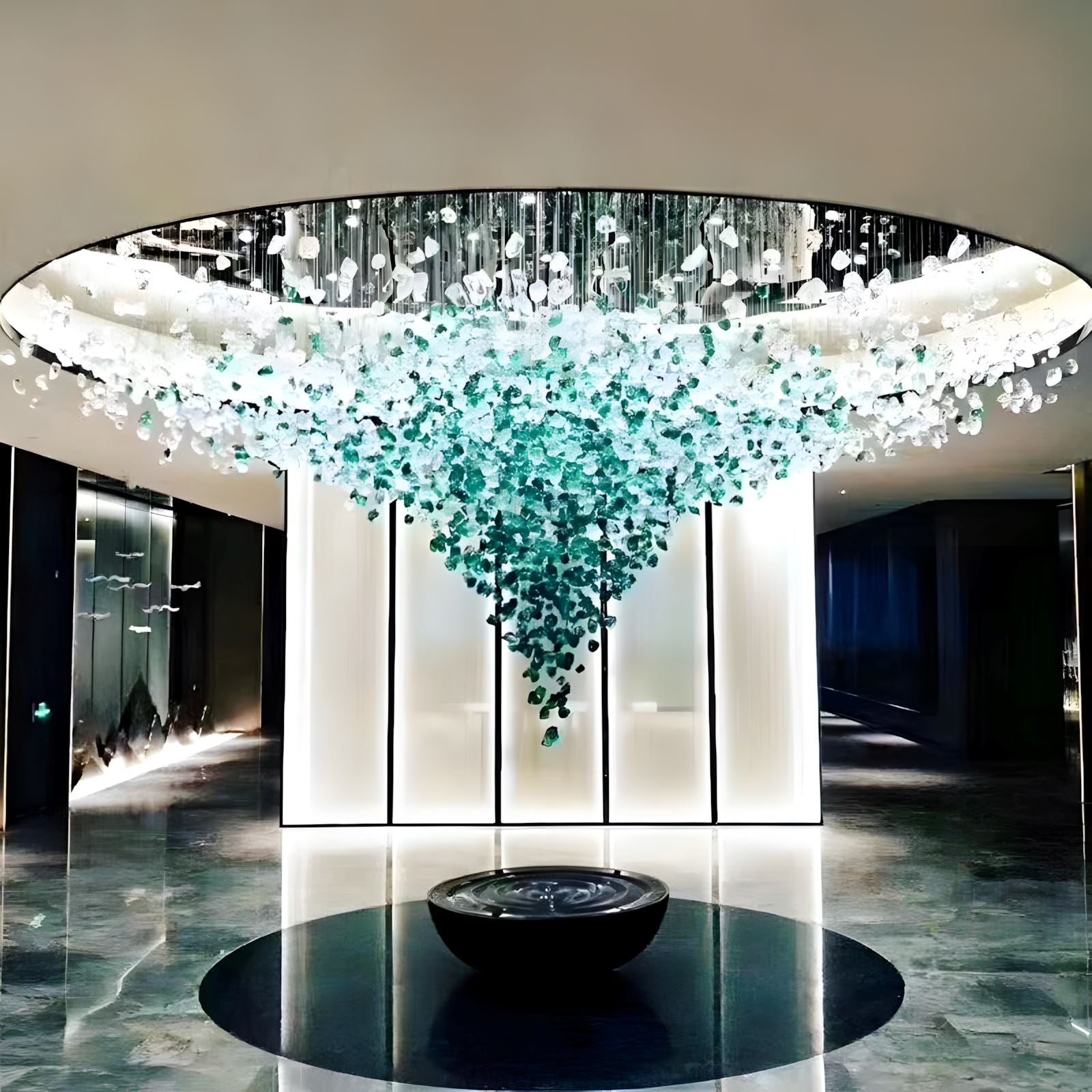 Arctic Centerpiece Loft Crystal Chandelier | ZENDUCE