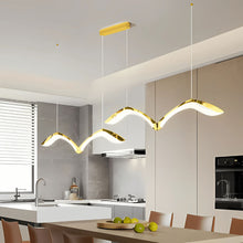 ARIA-Modern Acrylic Linear Chandelier-ZENDUCE