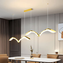 ARIA-Modern Acrylic Linear Chandelier-ZENDUCE