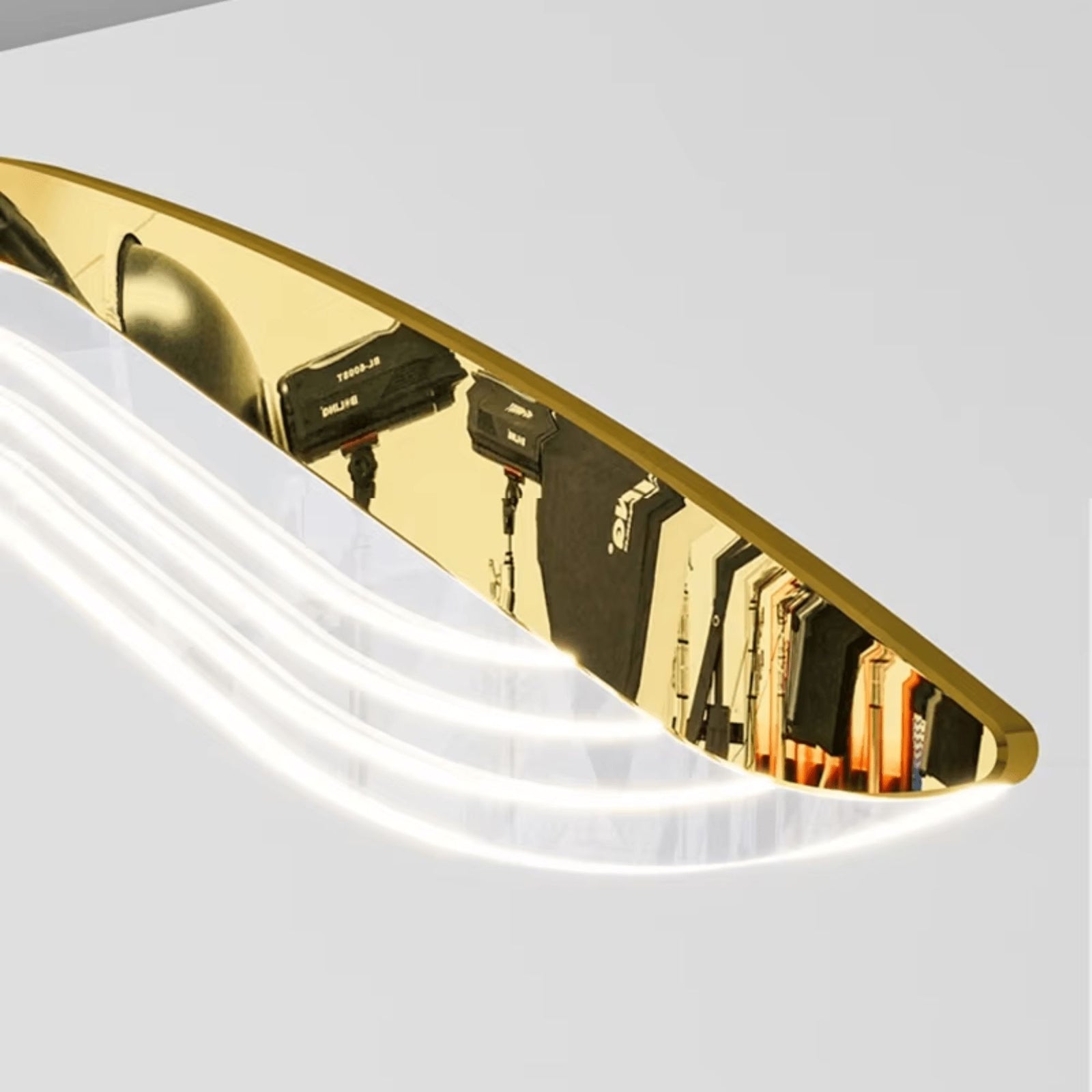 ARIA-Modern Acrylic Linear Chandelier-ZENDUCE