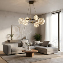 ASTREVA-Modern Dimmable Glass Orb Chandelier-ZENDUCE