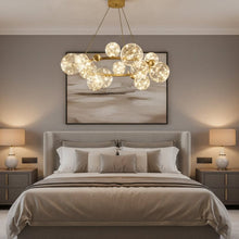 ASTREVA-Modern Dimmable Glass Orb Chandelier-ZENDUCE