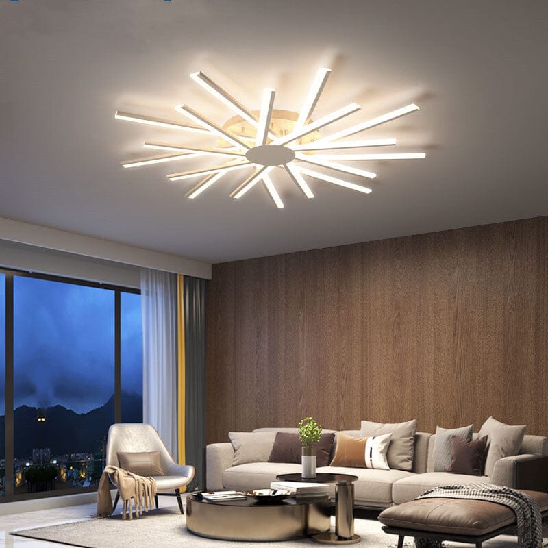 AURASTAR-Modern Flush Mount LED Ceiling Light-ZENDUCE