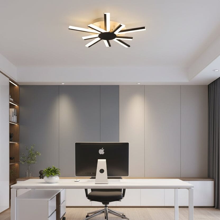 AURASTAR-Modern Flush Mount LED Ceiling Light-ZENDUCE