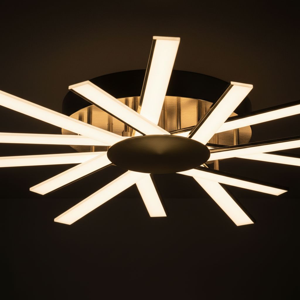 AURASTAR-Modern Flush Mount LED Ceiling Light-ZENDUCE