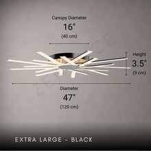 AURASTAR-Modern Flush Mount LED Ceiling Light-ZENDUCE