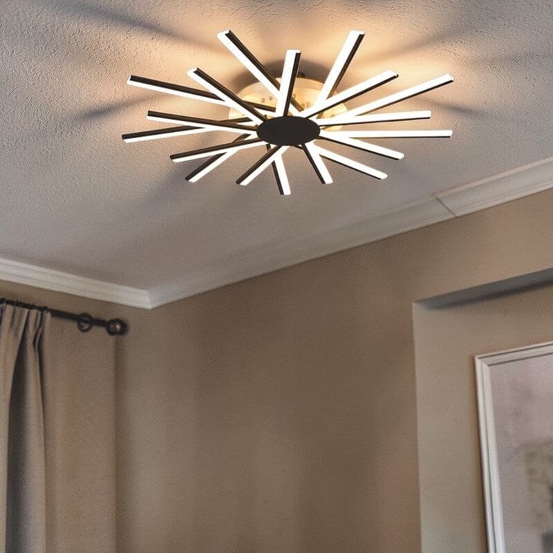 AURASTAR-Modern Flush Mount LED Ceiling Light-ZENDUCE