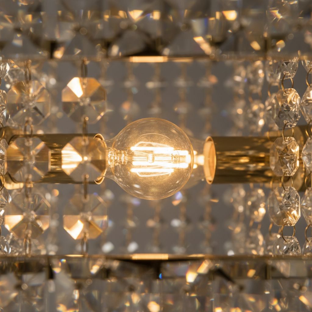 AURELIAN-Modern Linear Crystal Chandelier in Brushed Gold-ZENDUCE