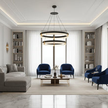 AURELIX-Modern Dimmable LED Ring Chandelier-ZENDUCE