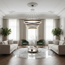 AURELIX-Modern Dimmable LED Ring Chandelier-ZENDUCE