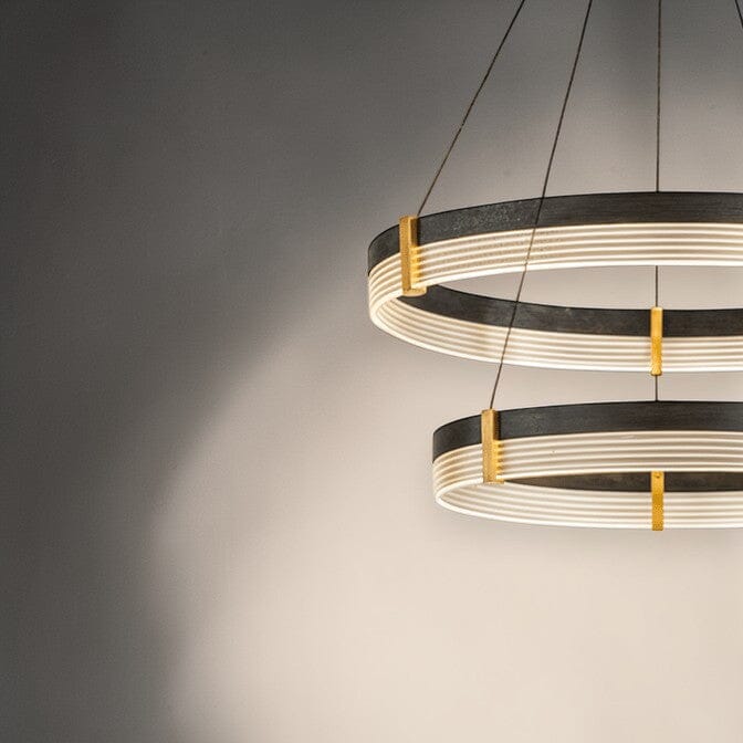 AURELIX-Modern Dimmable LED Ring Chandelier-ZENDUCE