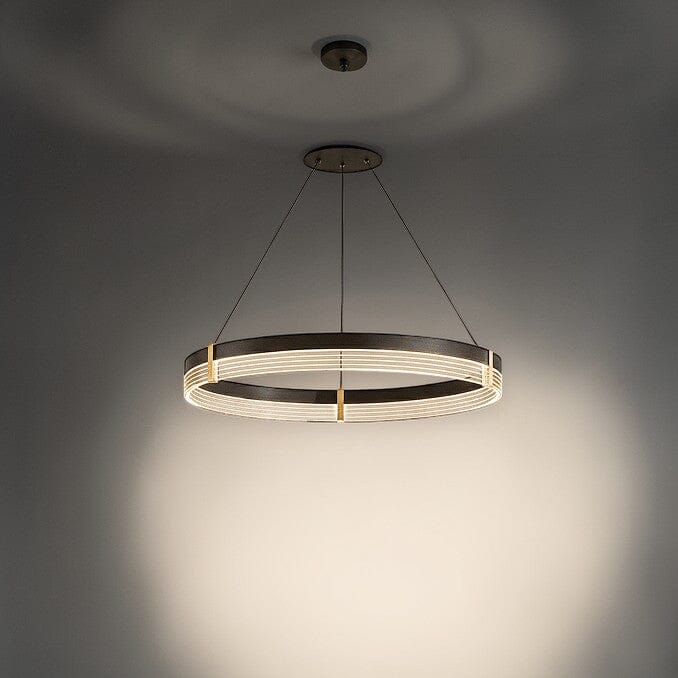 AURELIX-Modern Dimmable LED Ring Chandelier-ZENDUCE