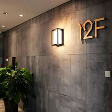 AURENZA-Black Modern Wall Light-ZENDUCE