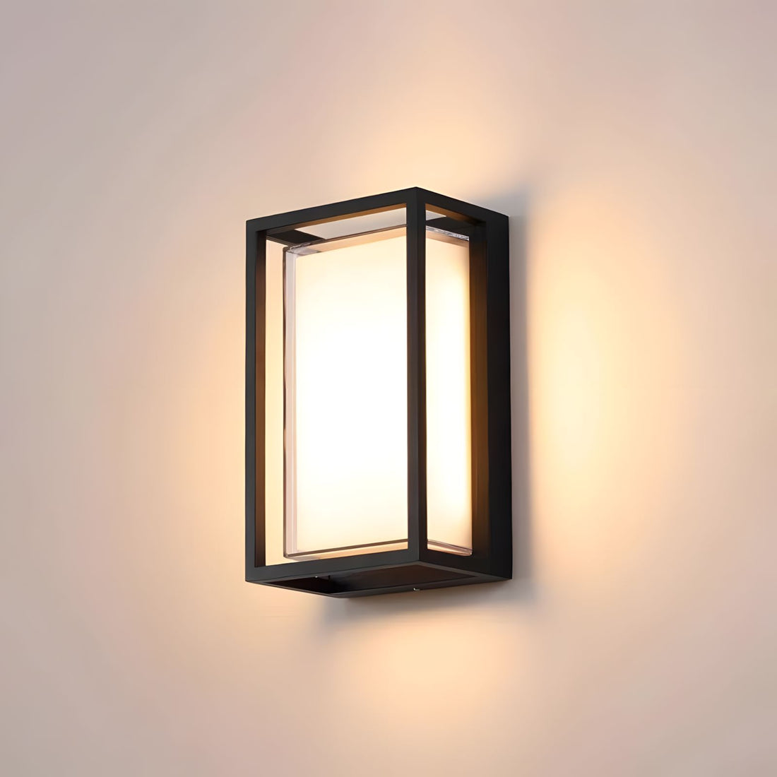AURENZA-Black Modern Wall Light-ZENDUCE