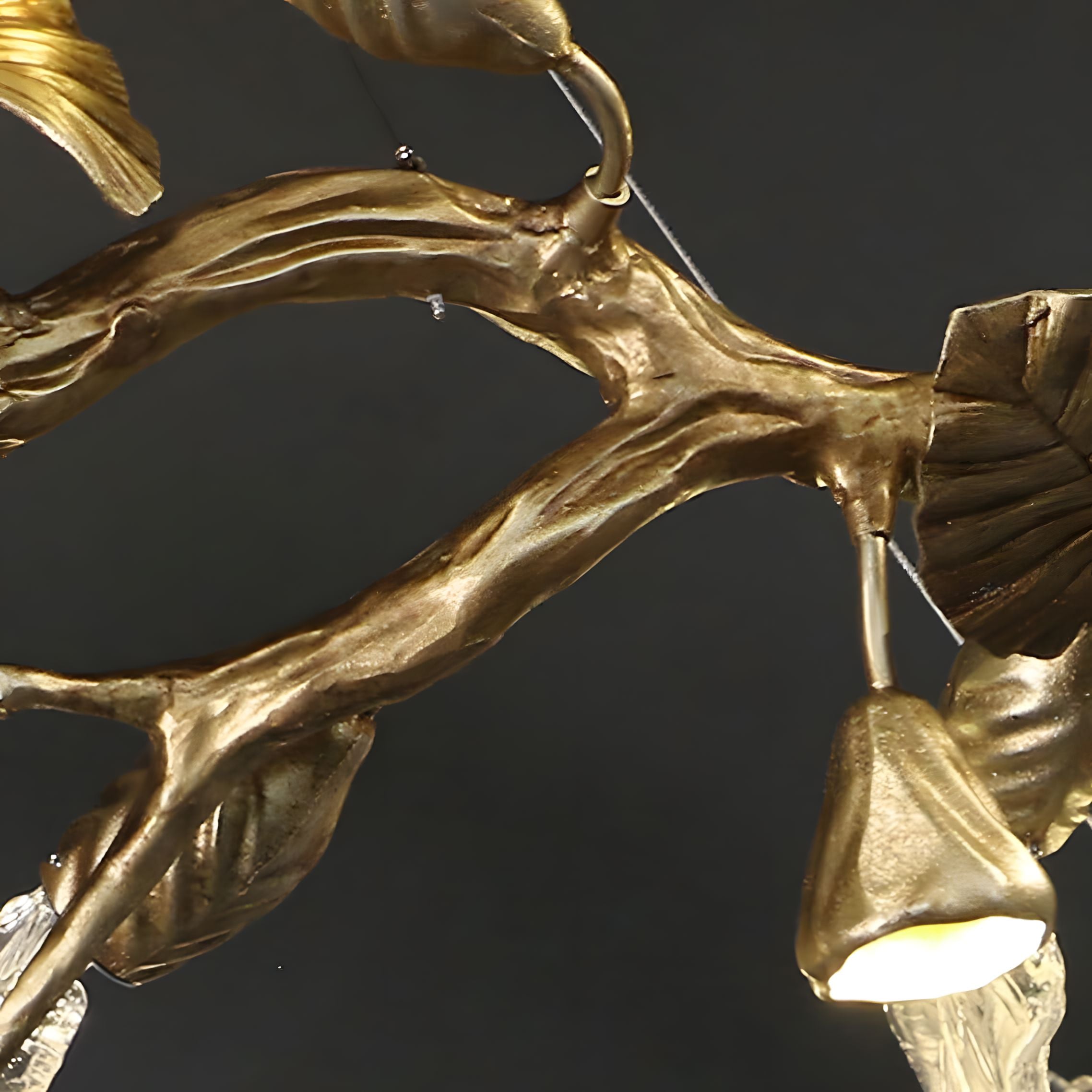 AUTUM-Nature Inspired Leaf Pendant Chandelier-ZENDUCE