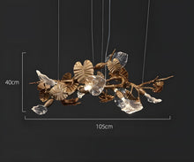 AUTUM-Nature Inspired Leaf Pendant Chandelier-ZENDUCE