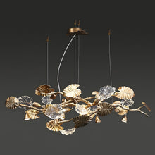 AUTUM-Nature Inspired Leaf Pendant Chandelier-ZENDUCE
