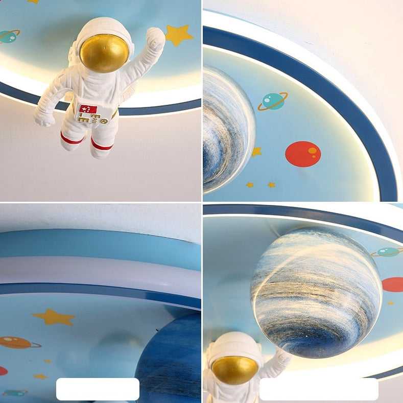 Astronaut Ceiling Light - Kids Room Space Ceiling Light - ZENDUCE - Changeable