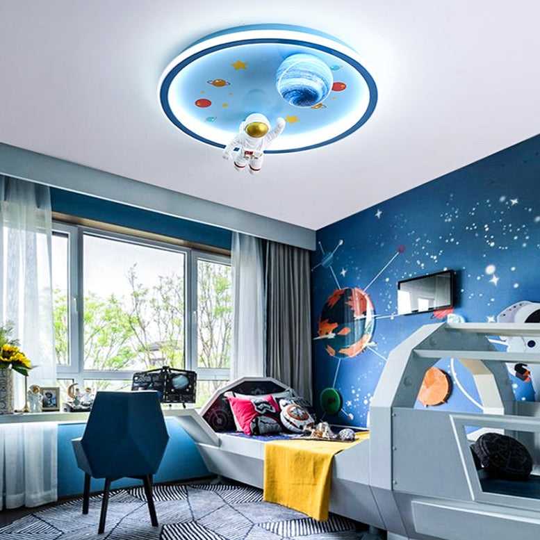 Astronaut Ceiling Light - Kids Room Space Ceiling Light - ZENDUCE - Changeable