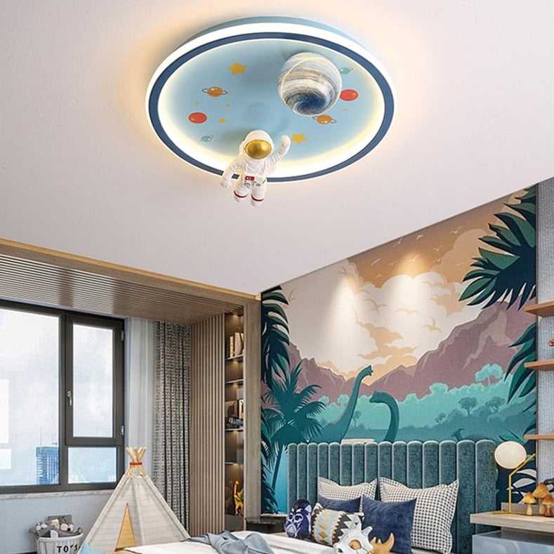 Astronaut Ceiling Light - Kids Room Space Ceiling Light - ZENDUCE - Changeable