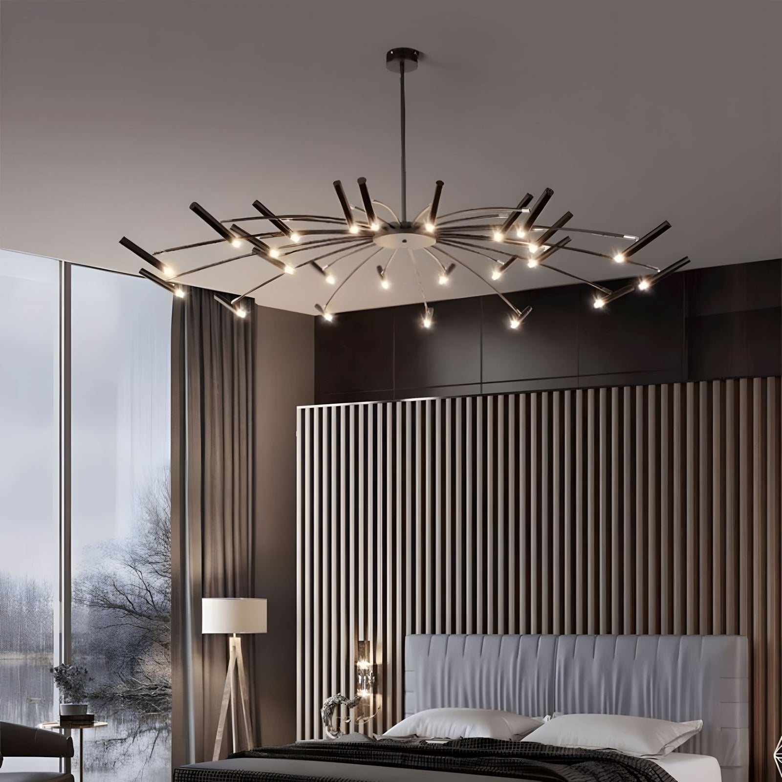 BLOOM - ZENDUCE - 12 Candles / Black / Warm White